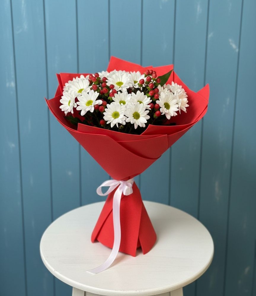 Букет цветов из: Хризантемы в Кевсале