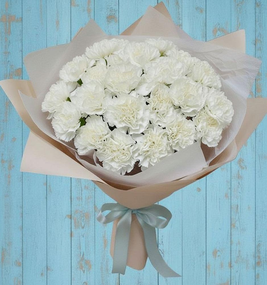 Букет цветов из: Гвоздики в Кевсале