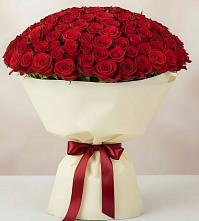 Букет 101 Красная роза Милано в Кевсале