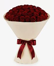 Букет 101 Бордовая роза Блэк Бакарра в Кевсале