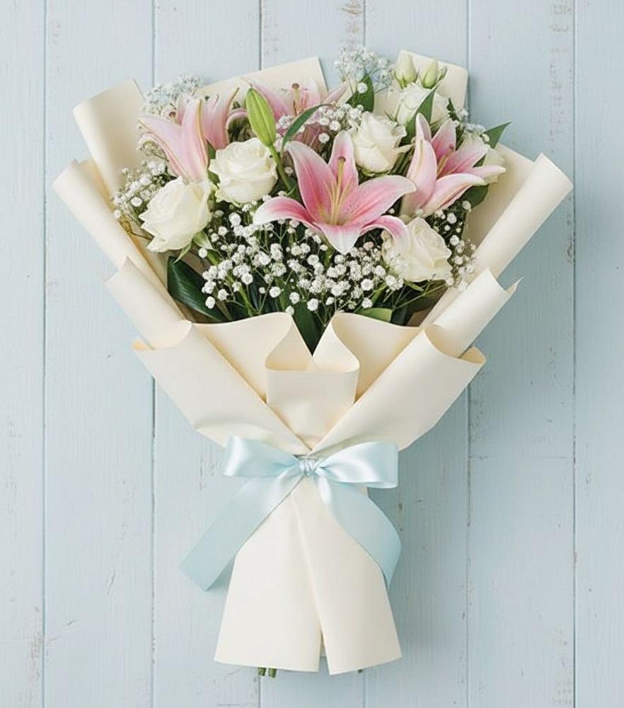 Букет цветов из: Лилии в Кевсале