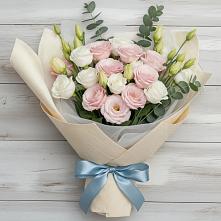 Букет цветов из:  Лизиантусы в Кевсале