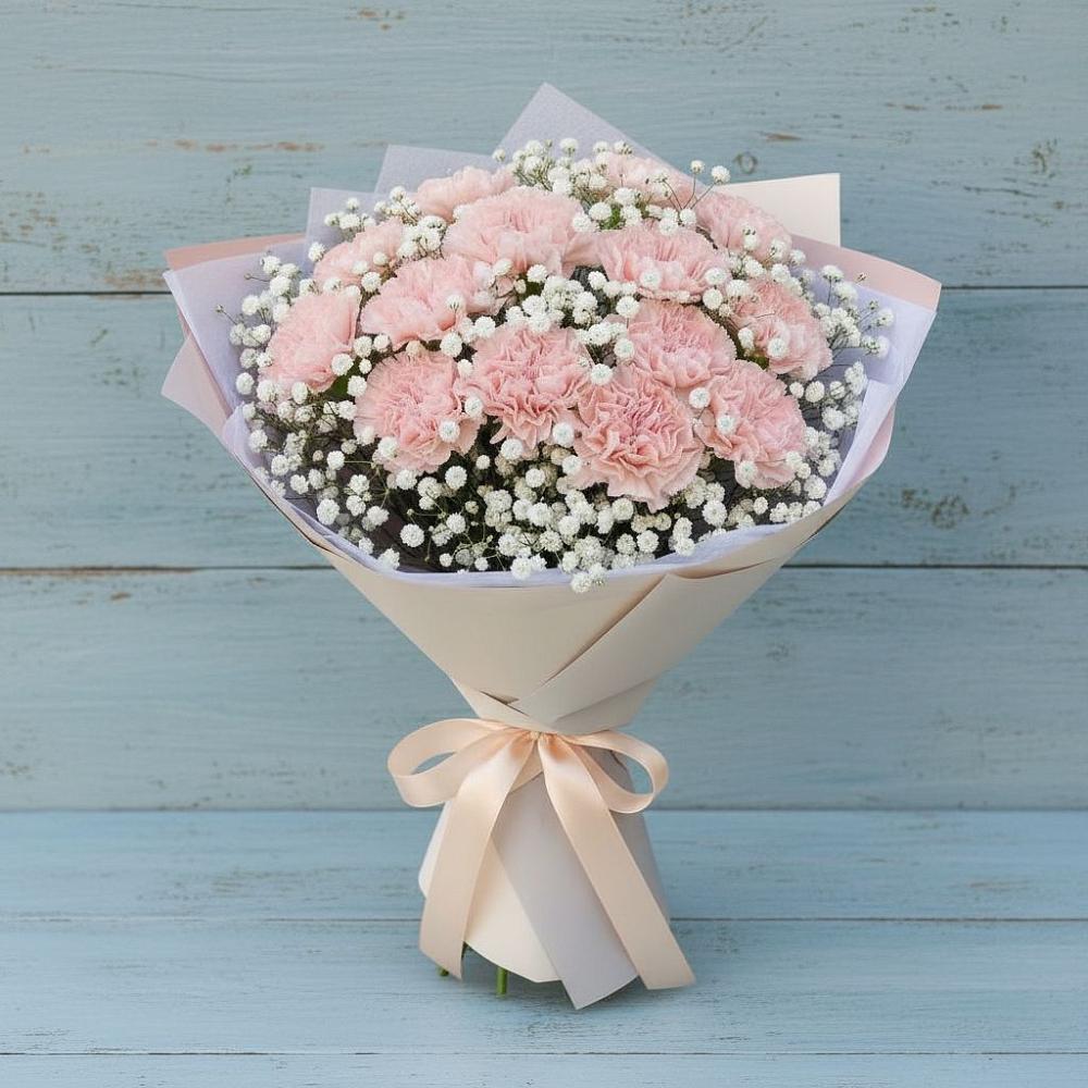 Букет цветов из: Гвоздики в Кевсале