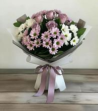 Букет цветов из:  Хризантемы и Розы в Кевсале