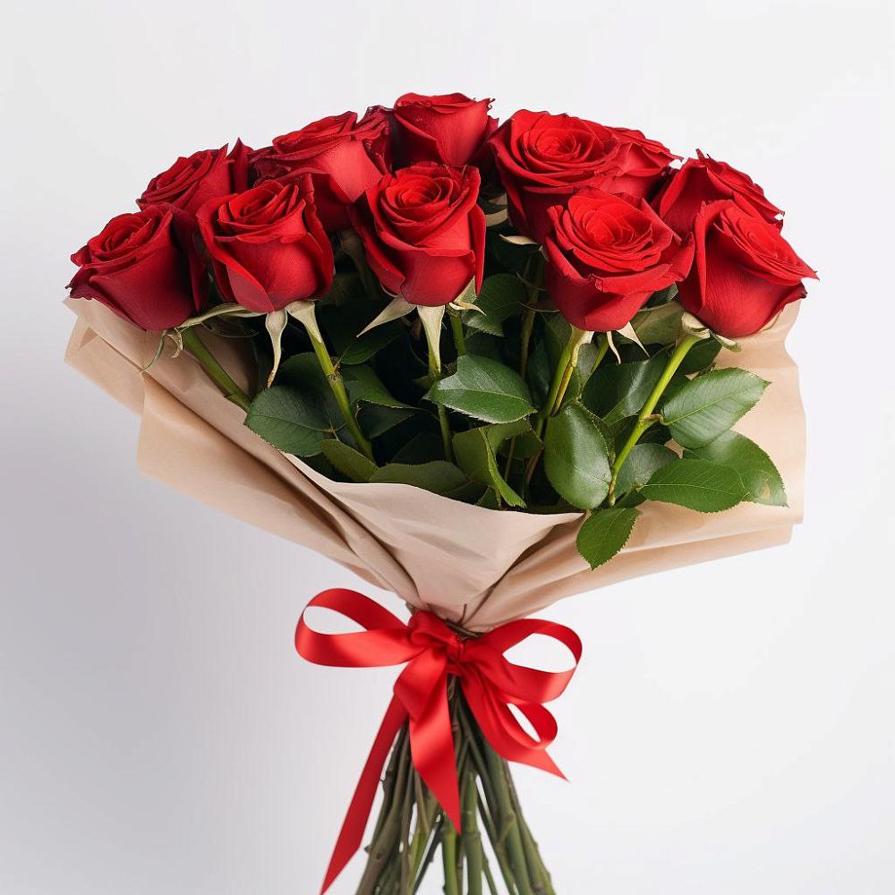 Букет 11 Красных роз Эдлесс Лав в Кевсале
