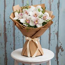 Букет цветов из:  Орхидеи и Розы #REPLACE_PRED# Кевсале