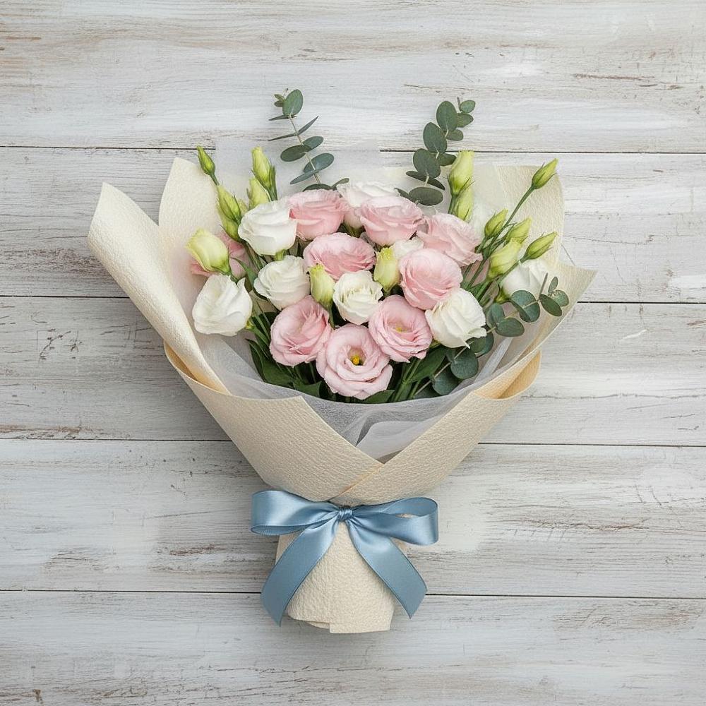 Букет цветов из: Лизиантусы в Кевсале